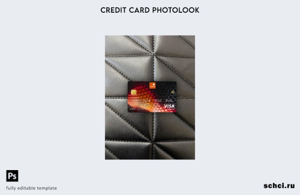 цифровая загрузка Нигерия GTBank Visa Classic Card, фото, передний шаблон